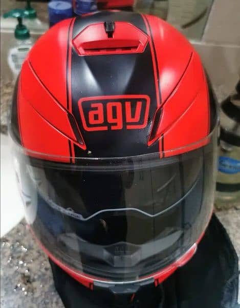 New - AGV K-5 Small size - Triangle Dot Approved Dual Visor Heavy bike 1