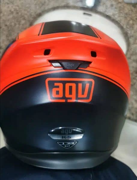 New - AGV K-5 Small size - Triangle Dot Approved Dual Visor Heavy bike 2