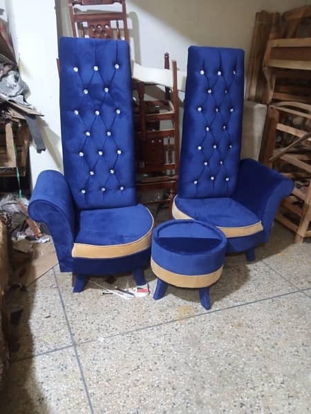 Bed Room Chairs with Table Whole Sale 5