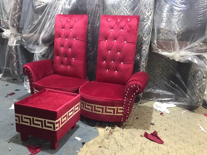 Bed Room Chairs with Table Whole Sale 7