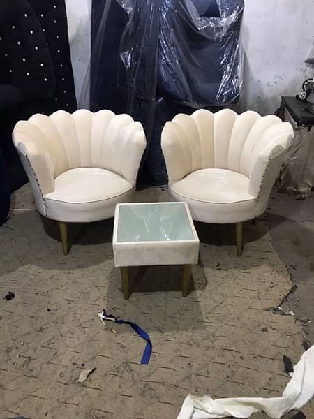 Bed Room Chairs With Table Whole Sale 3