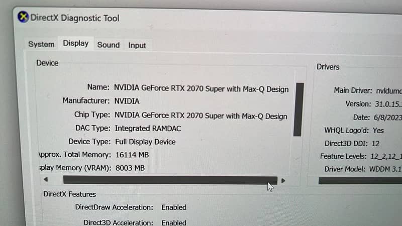 Hp Omen 15 4K AMOLED RTX 2070 Super 8GB NVIDIA 4K Gaming Laptop 5