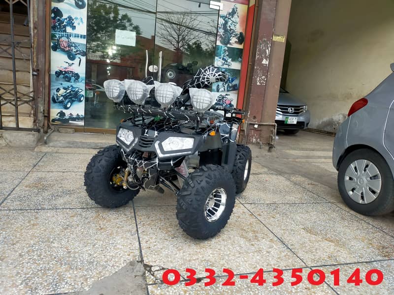 150cc Luxury Sports Allowy Rims Atv Quad Bikes With New Features 0