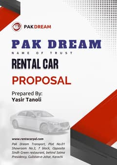 RENT A CAR | CAR RENTAL SERVICE | Karachi To all Pakistan Service 24/7