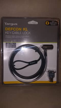 Original Targus Box Pack Defcon KL Key Cable Lock for Laptop 0