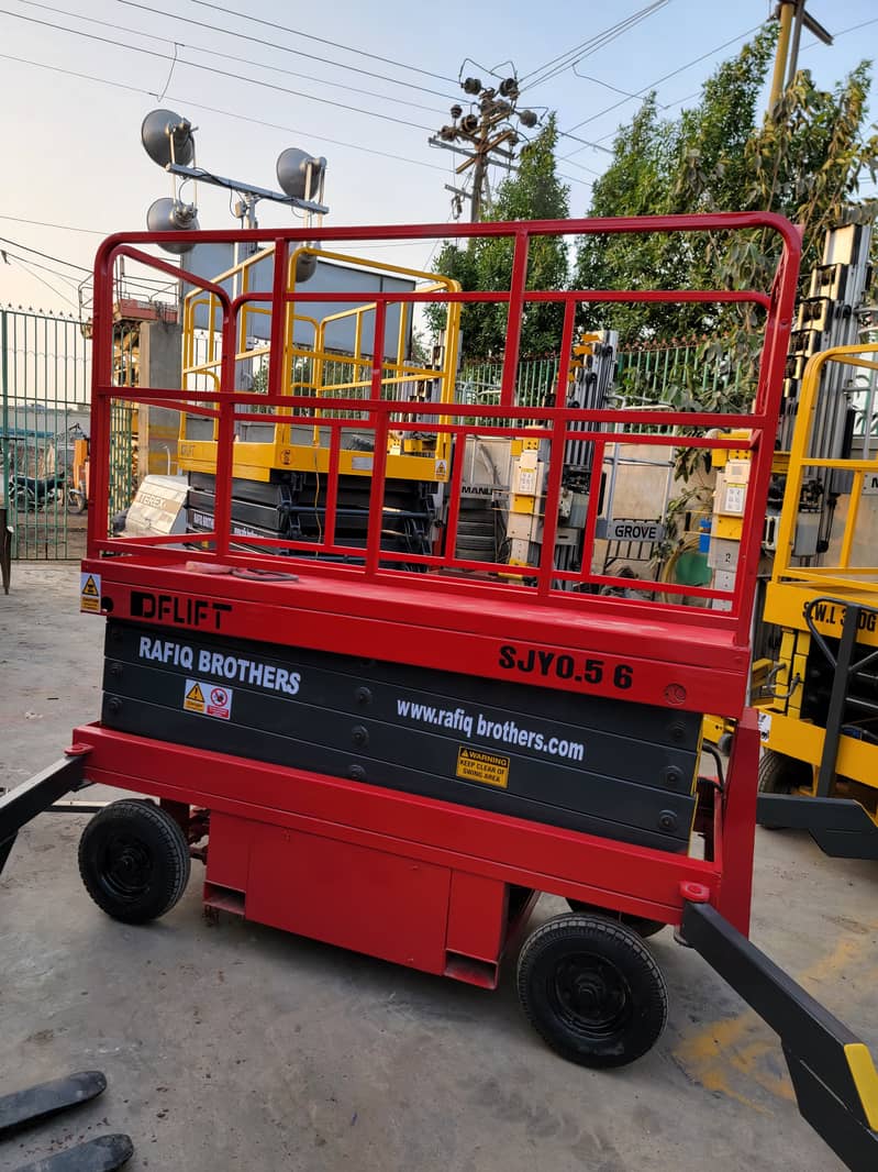 DFLIFT SJY0.5-6 26Ft Aerial Platform Lift Scissor Lift Man Lift 4 Sale 5