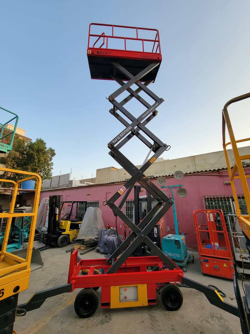 DFLIFT SJY0.5-6 26Ft Aerial Platform Lift Scissor Lift Man Lift 4 Sale 7