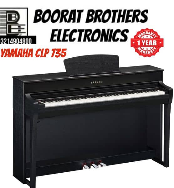 Yamaha clp 735 l piano available at boorat official yamaha outlet 0