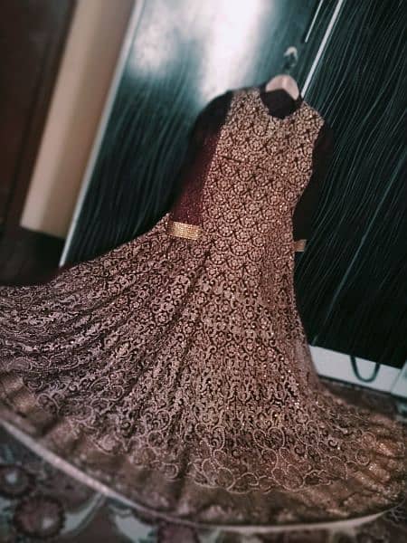 Bridal Maxi with heavy dupatta 0