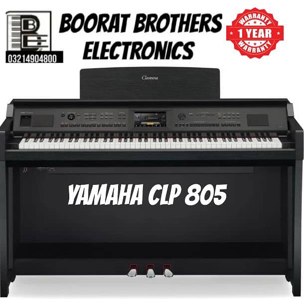 pianos. 

Yamaha Clavinova CVP-805 Arranger Console Digital 0