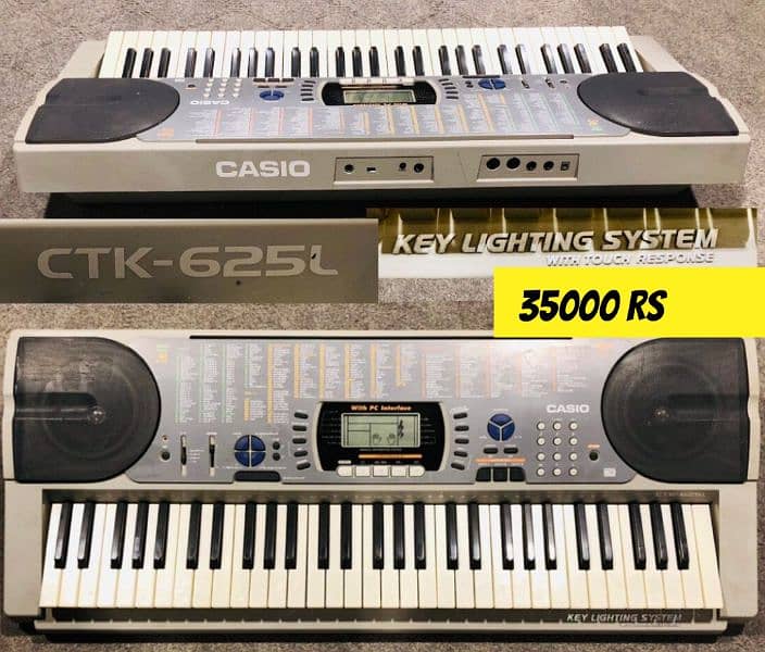 Casio ToneBank CT-625
Keyboard: 61 keys with supply & bag 0