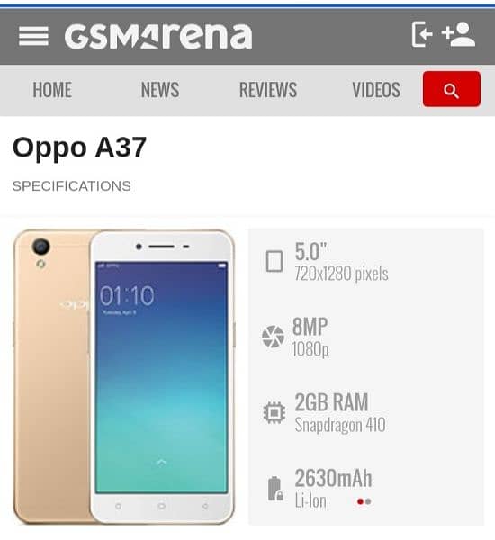 Oppo A37 good condition Pta approve 2/16. price final 3