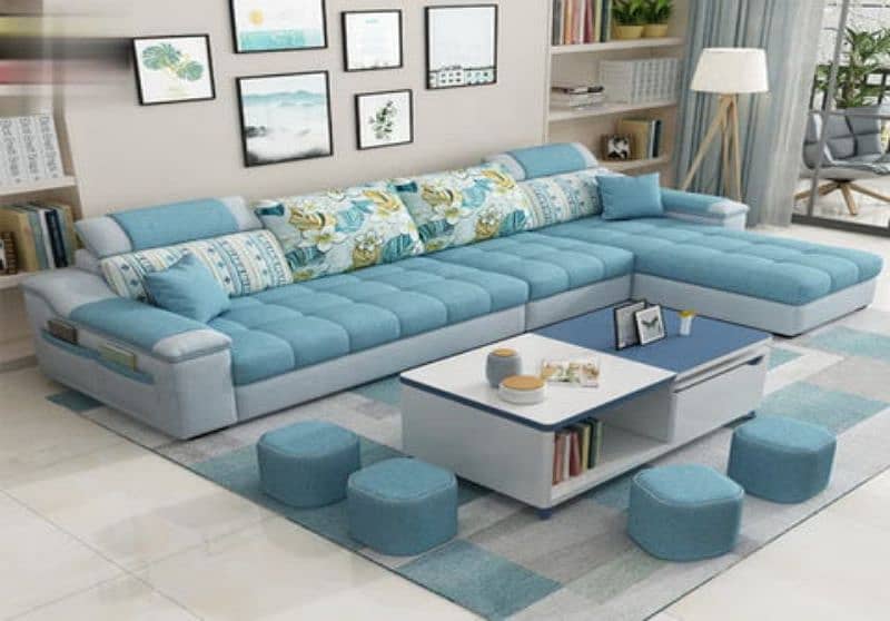 new ten seater sofa with four stools 19