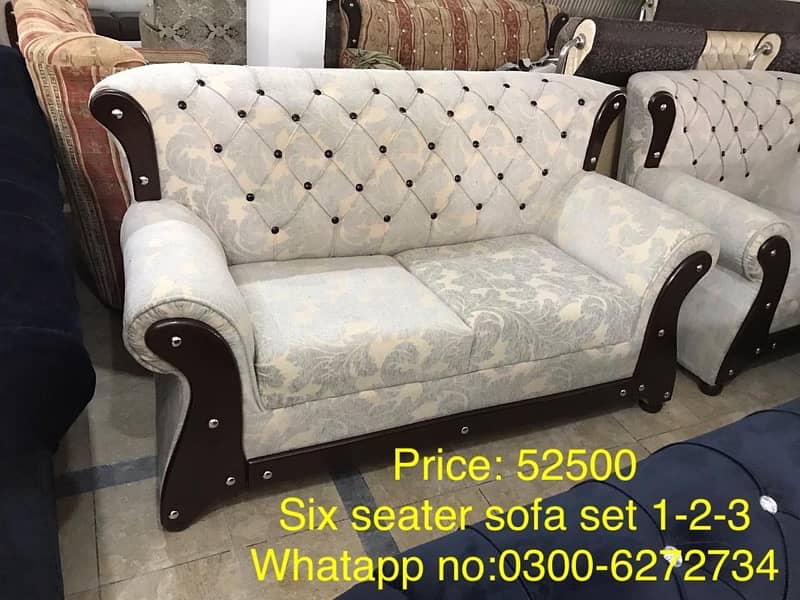 10 years warranty six seater sofa sets on special Discount 11
