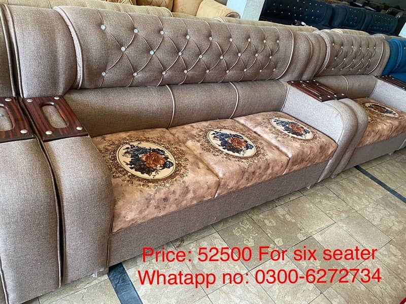 10 years warranty six seater sofa sets on special Discount 18