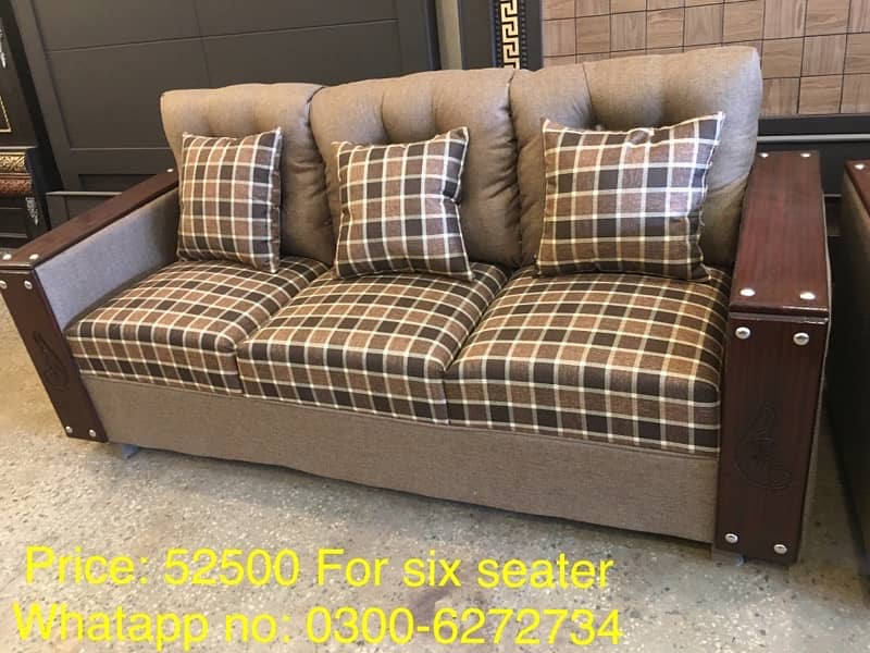 10 years warranty six seater sofa sets on special Discount 19