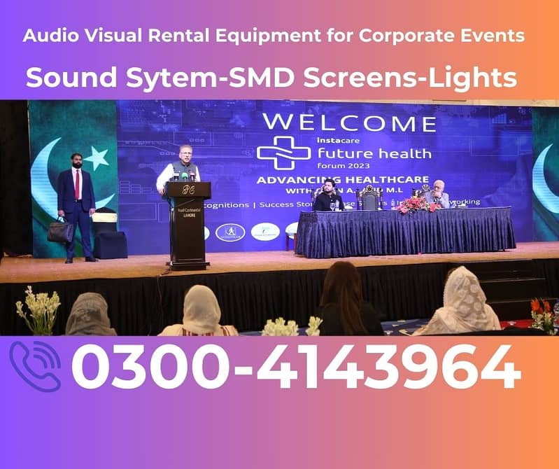 SMD Screens | Sound System  | OB Setup | Truss & Lights for rent 2