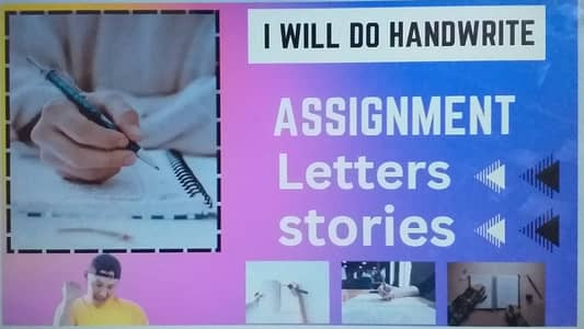I will Handwrite your Assignment / Letters / Story / Essay etc.
