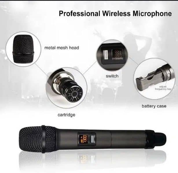SHENGFU W14 WIRELESS MICROPHONE FOR MOBILE/CAM 2