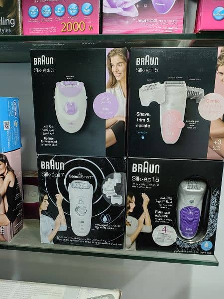 Braun silk-epil all models of epilators and ipl available 9