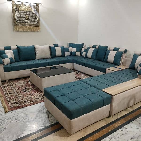new ten seater sofa with four stools 5