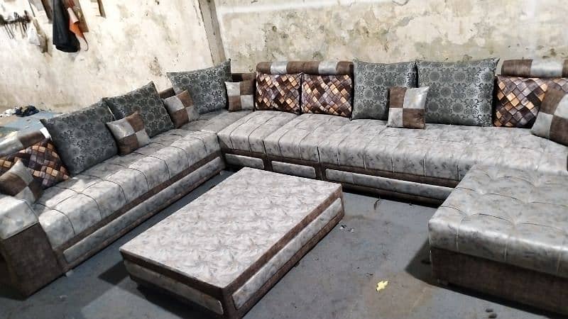 new ten seater sofa with four stools 13