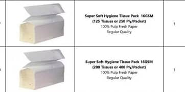 Hygiene towel  tissue paper