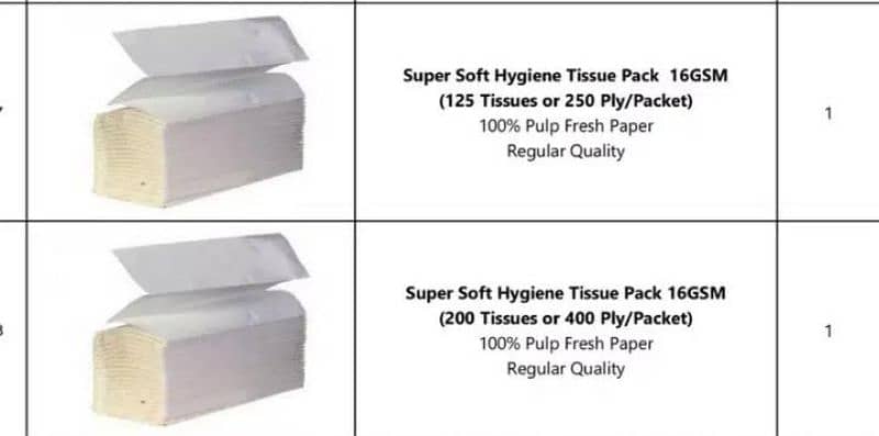 Hygiene towel  tissue paper 0