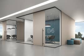 OFFICE PARTITION, GYPSUM BOARD PARTITION, DRYWALL, FALSE CEILING