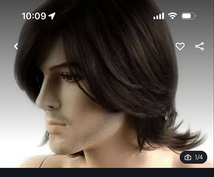 Mens Hair Wig Branded 11