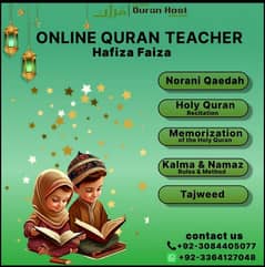 learn Quran online and home base tutor Hafiza Faiza