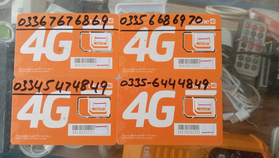 Ufone Golden Numbers 6