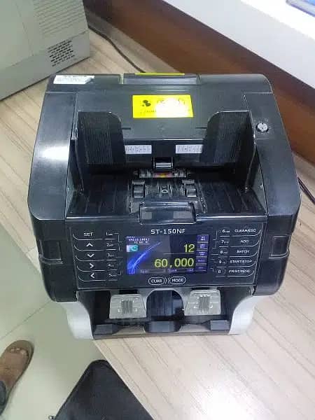 Bank currency, Cash note counting machine with fake detection Pakistan 10
