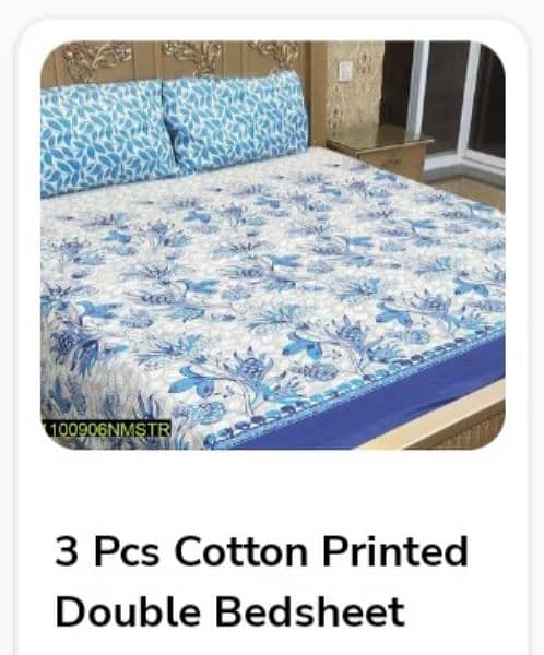 Double  Bedsheets  Cotton, Free Home Delivery 7