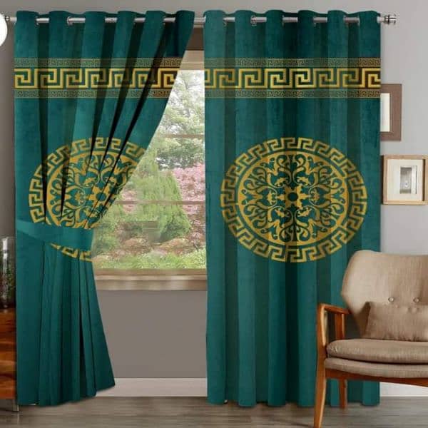Good quality curtains single panel rate 1