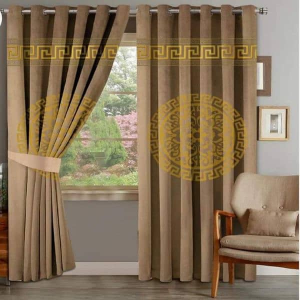 Good quality curtains single panel rate 4