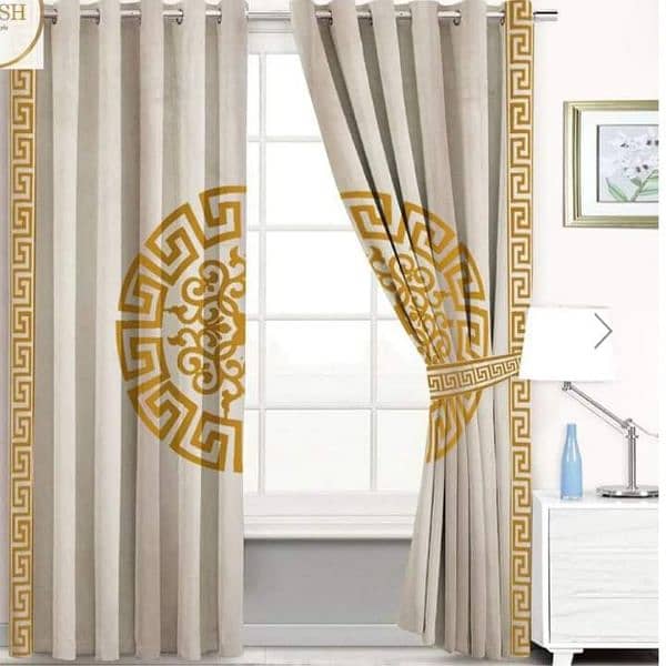 Good quality curtains single panel rate 6