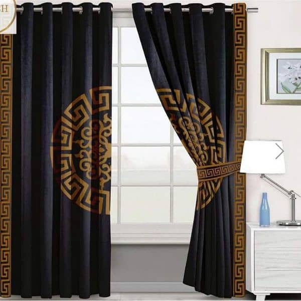 Good quality curtains single panel rate 8