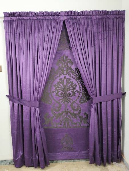 Good quality curtains single panel rate 10