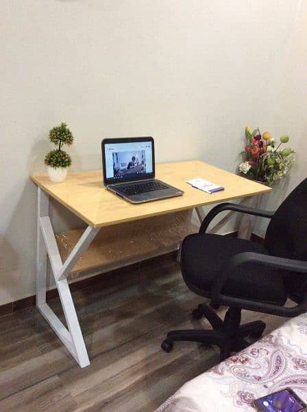 office table, study table, computer desktop table, office chair 3