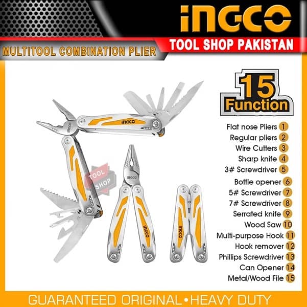 Ingco Foldable multi-function tool 2