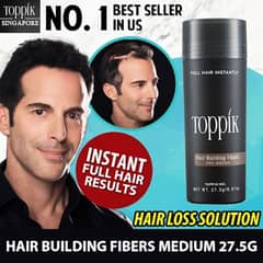 Toppik Hair Building Fiber Fuller Looking Hair for Men & Women(27.5g)