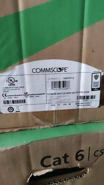 Imported cat6 cat 6 cat7 cable corning commscope 3M Networking wire 4