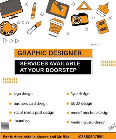 Graphic Designer Service available