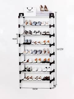 6 layer Modern shoe rack stainless steel