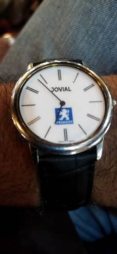 Jovial swiss quartz dress watch *Peugeot Special Edition*