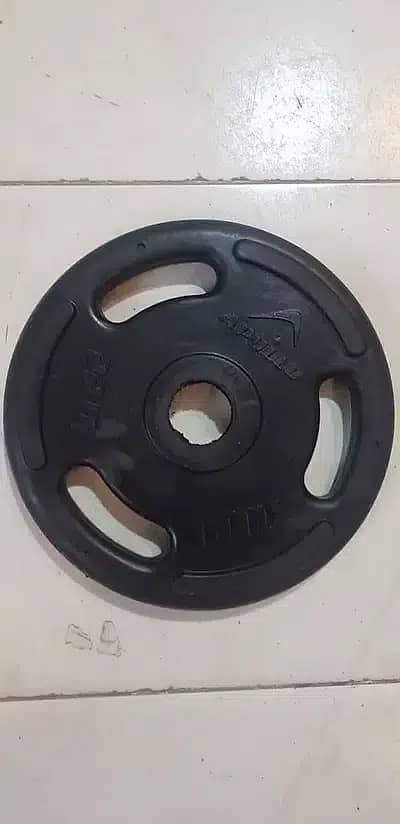 Rubber coated plates and dumbbell commercial 2