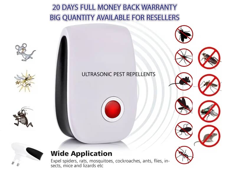 Ultrasonic Pest Repeller Pest reject Mosquito 12