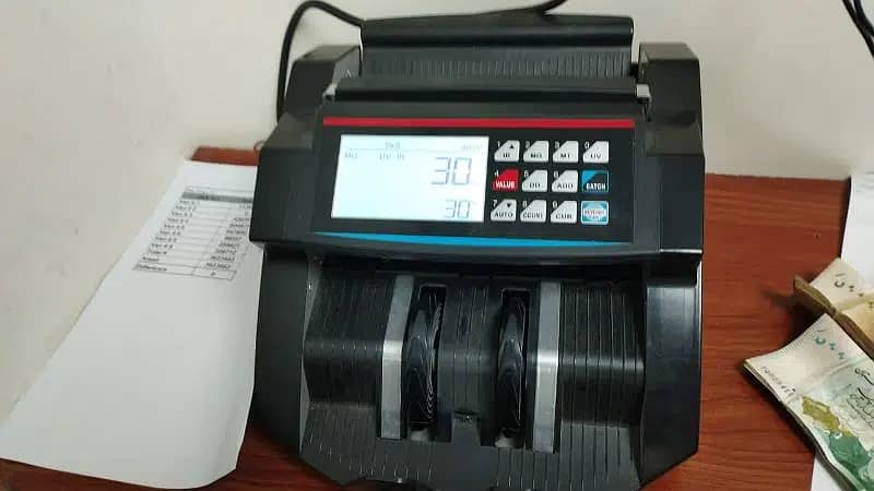 SM Multi currency mix bank cash counting machine, locker Pakistani 1