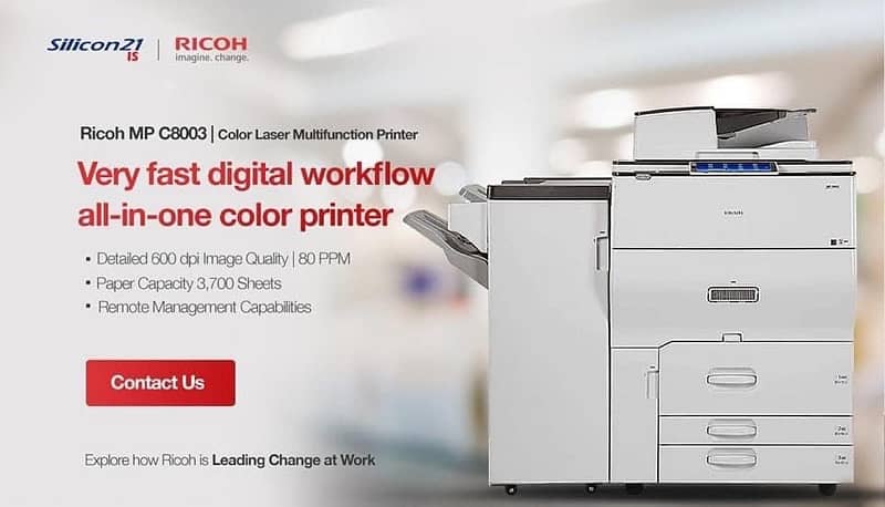 Ricoh MP C6502/8002 & C6503/8003 Colour Printer 3